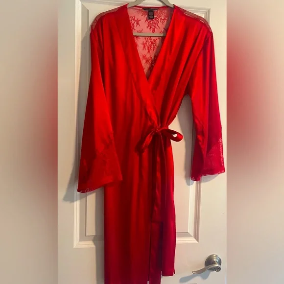Victoria secret silk hot sale gown